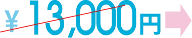 13,000円