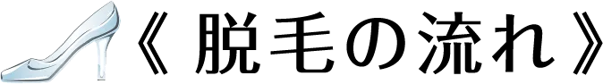 脱毛の流れ