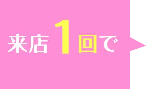 来店1回で