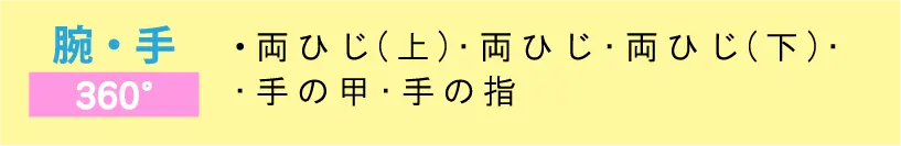 腕・手